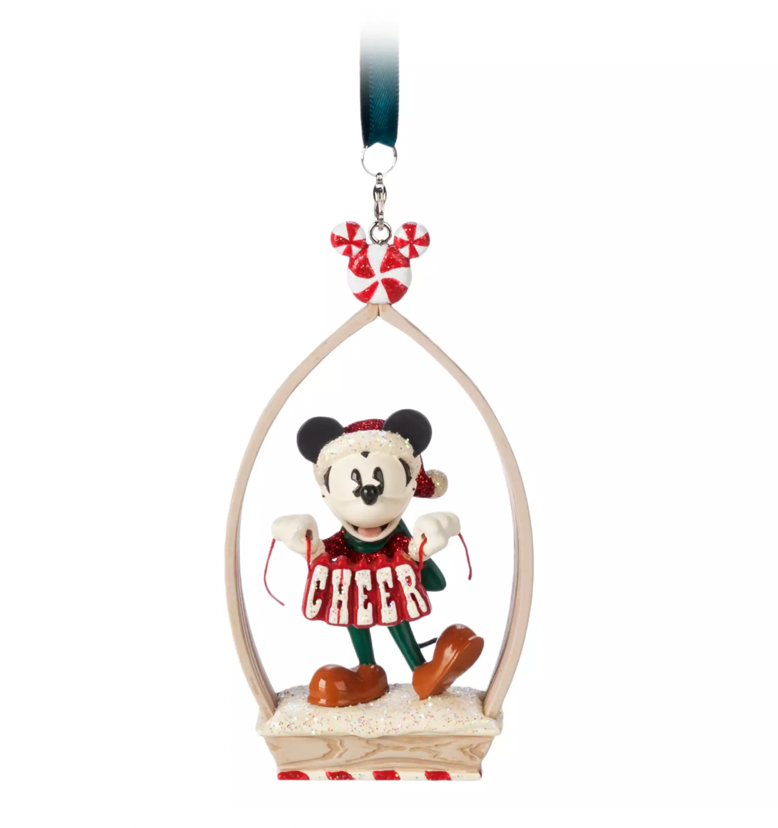 Disney Sketchbook Retro Mickey Holiday Cheer Christmas Ornament New with Tag