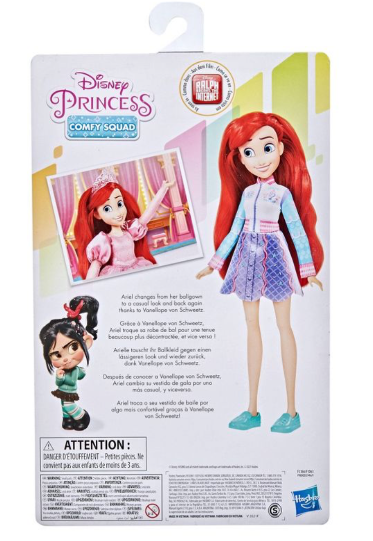 Disney Princess Comfy Squad Comfy to Classic Ariel New with Box