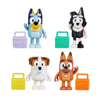 Bluey School Friends School Mates Figures 4pk Toy New With Box