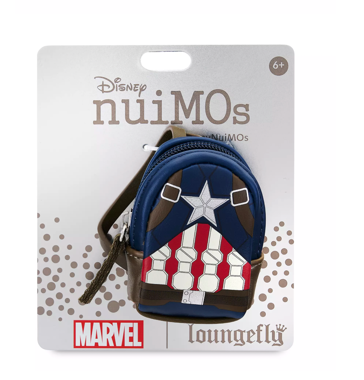 Disney NuiMOs Accessory Marvel Captain America Backpack by Loungefly New w Card
