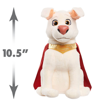 Just Play DC Super Pets KRYPTO The Superdog Plush 10.5 inch Talking Barking