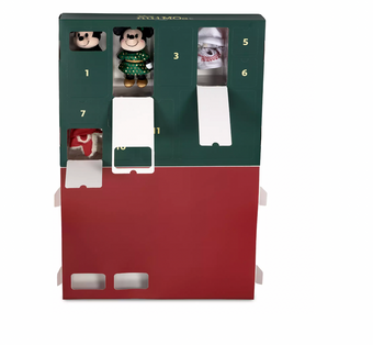 Disney NuiMOs Mickey Minnie Plush 12 Day Christmas Advent Calendar New with Box