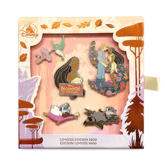 Disney Pocahontas 25th Anniversary Pin Set Limited Edition New with Box