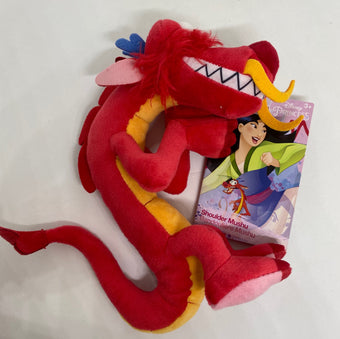 Disney Mulan Mushu Mini Magnetic Shoulder PlushNew with Tags