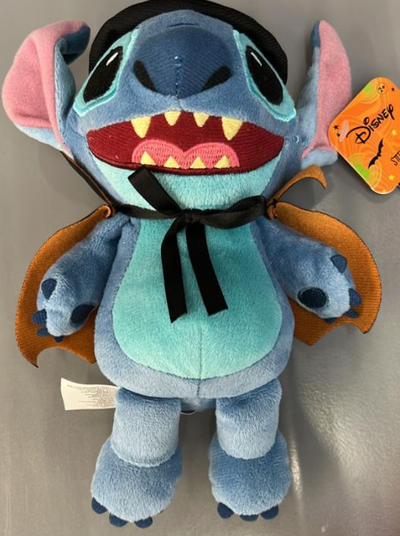 Disney Stitch Halloween Vampire Plush New with Tags