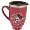 Disney Parks Mickey Really Swell Coffee Ceramic Travel Mug New