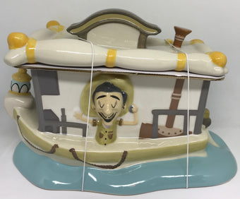 Disney Parks Jungle Cruise Kitchen Cookie Jar New