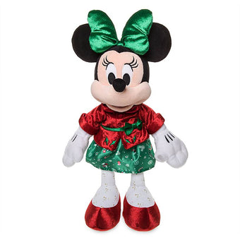 Disney Store 2019 Minnie Mouse Holiday Plush Doll Medium New with Tags