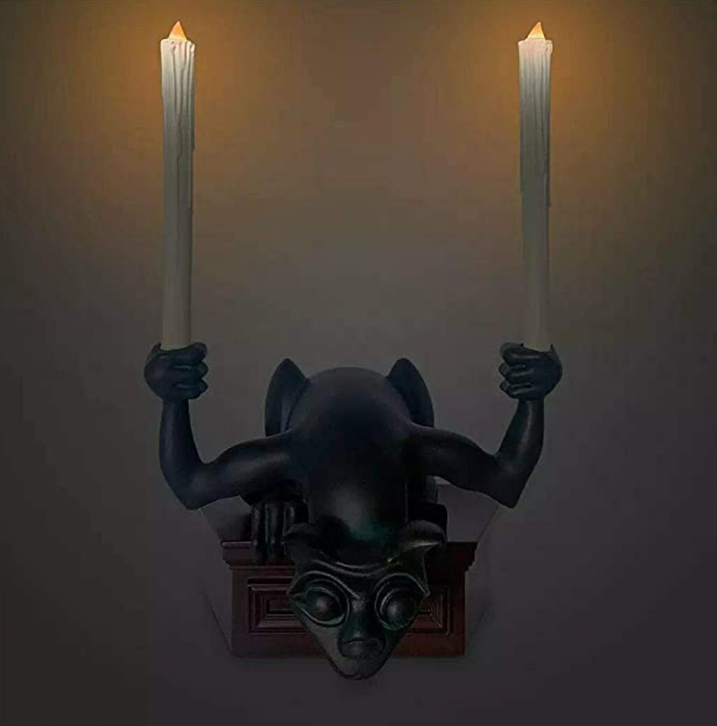 Disney Parks The Haunted Mansion Light Up Gargoyle Figurine New with Box