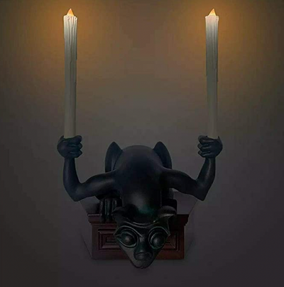 Disney Parks The Haunted Mansion Light Up Gargoyle Figurine New with Box