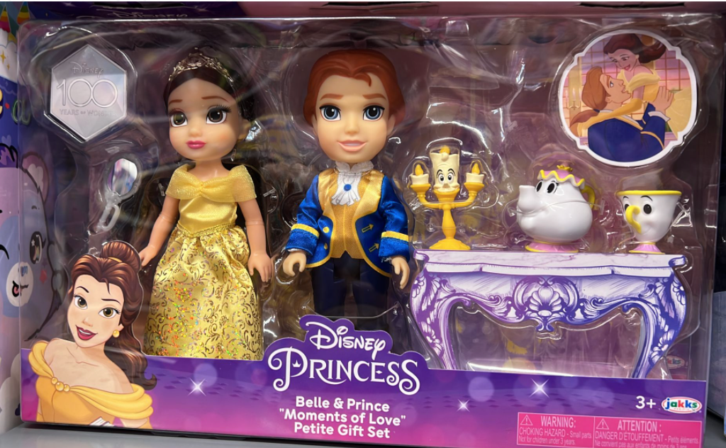 Disney Princess Belle & Prince Moments if Love Petite Gift Set Toy New With Box