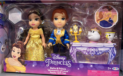 Disney Princess Belle & Prince Moments if Love Petite Gift Set Toy New With Box