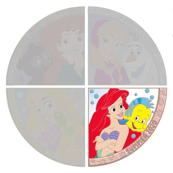 Disney Parks Ariel and Flounder Seasons Summer 2020 Limited Pin New with Card