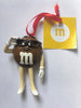 M&M's World Brown Character Resin Christmas Ornament New with Tag