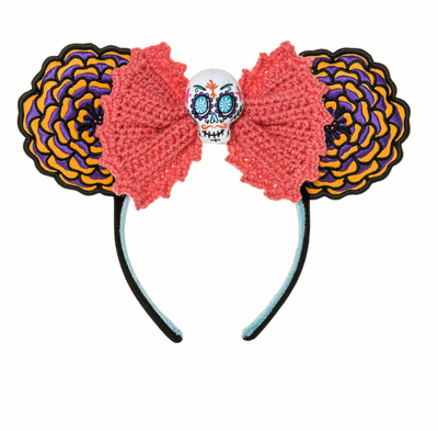 Disney Pixar Coco Ear Headband for Adults Crotchet Bow New with Tag