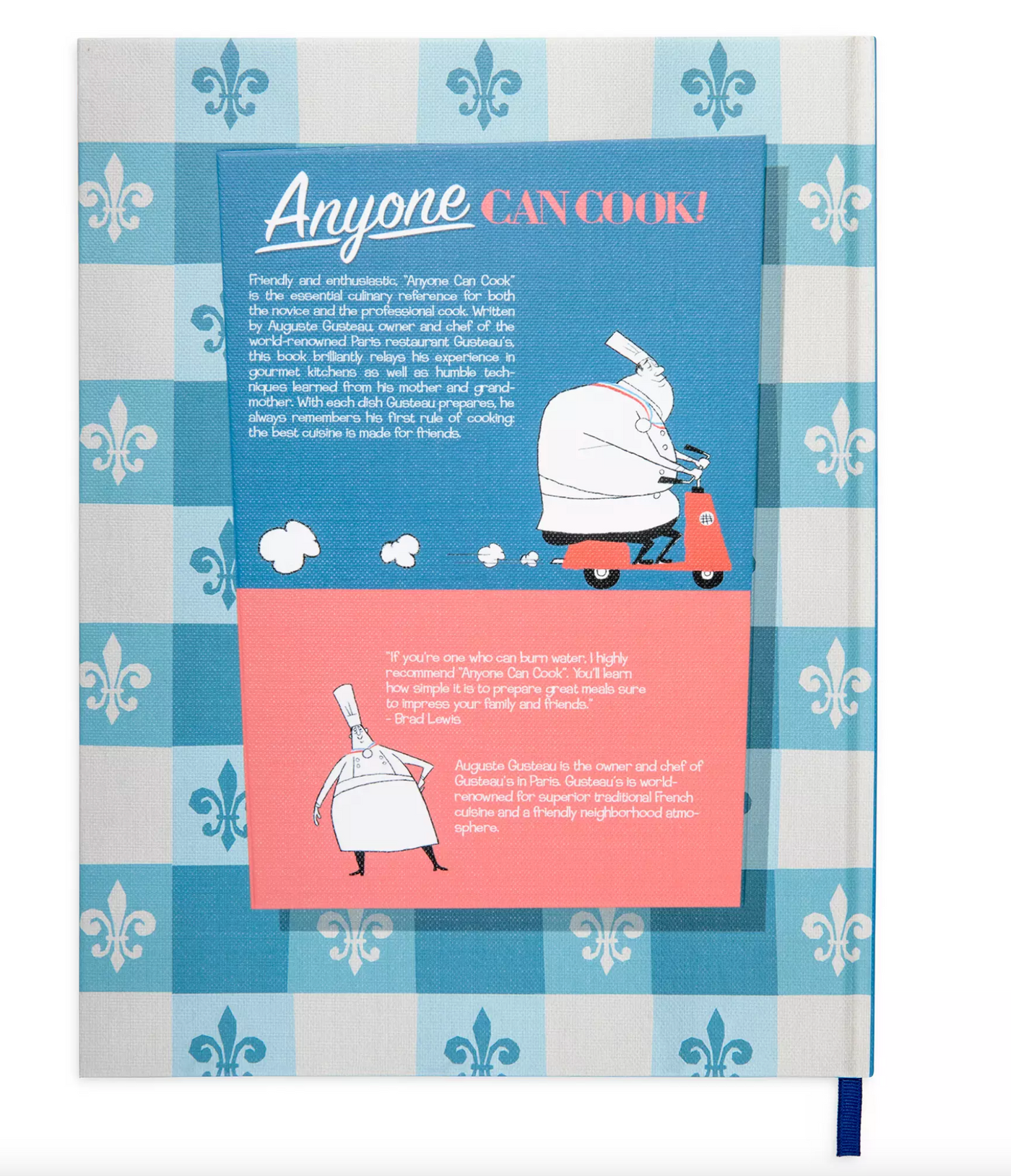 Disney Ratatouille Auguste Gusteau's Anyone Can Cook Replica Journal New