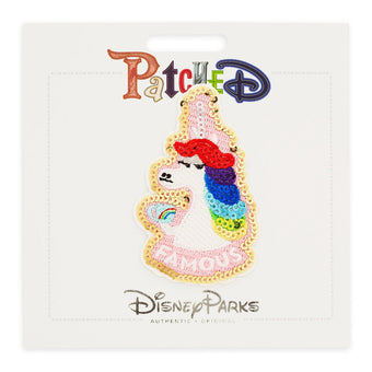 Disney Parks Inside Out Rainbow Unicorn Patched New