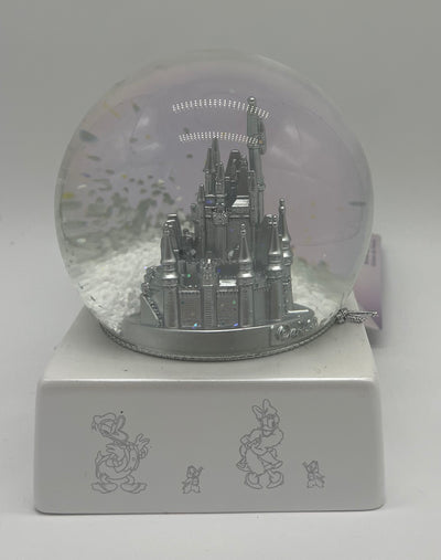 Disney 100 Years of Wonder Walt Disney World Cinderella Castle Snowglobe New Tag