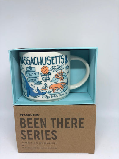 Starbucks Been There Series Collection Massachusetts Coffee Mug New With Box