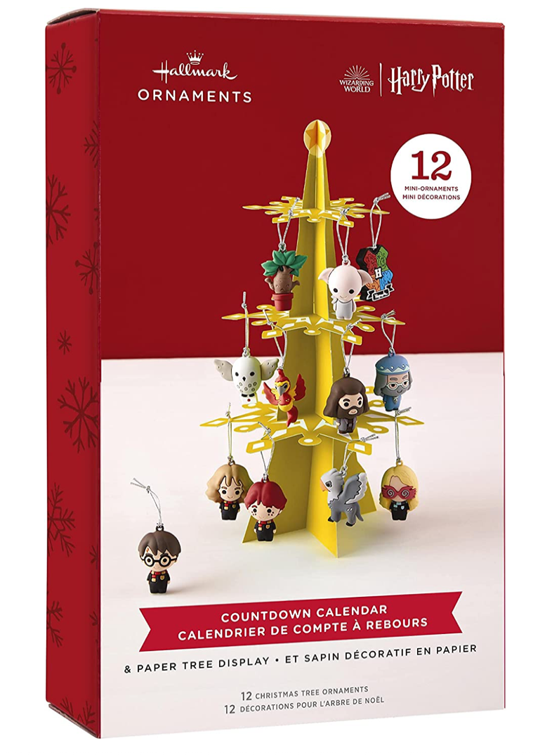 Hallmark Harry Potter Countdown Calendar Miniature Christmas Ornaments Set New