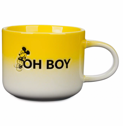 Disney Mickey Oh Boy Ombre Design Coffee 15oz Mug New