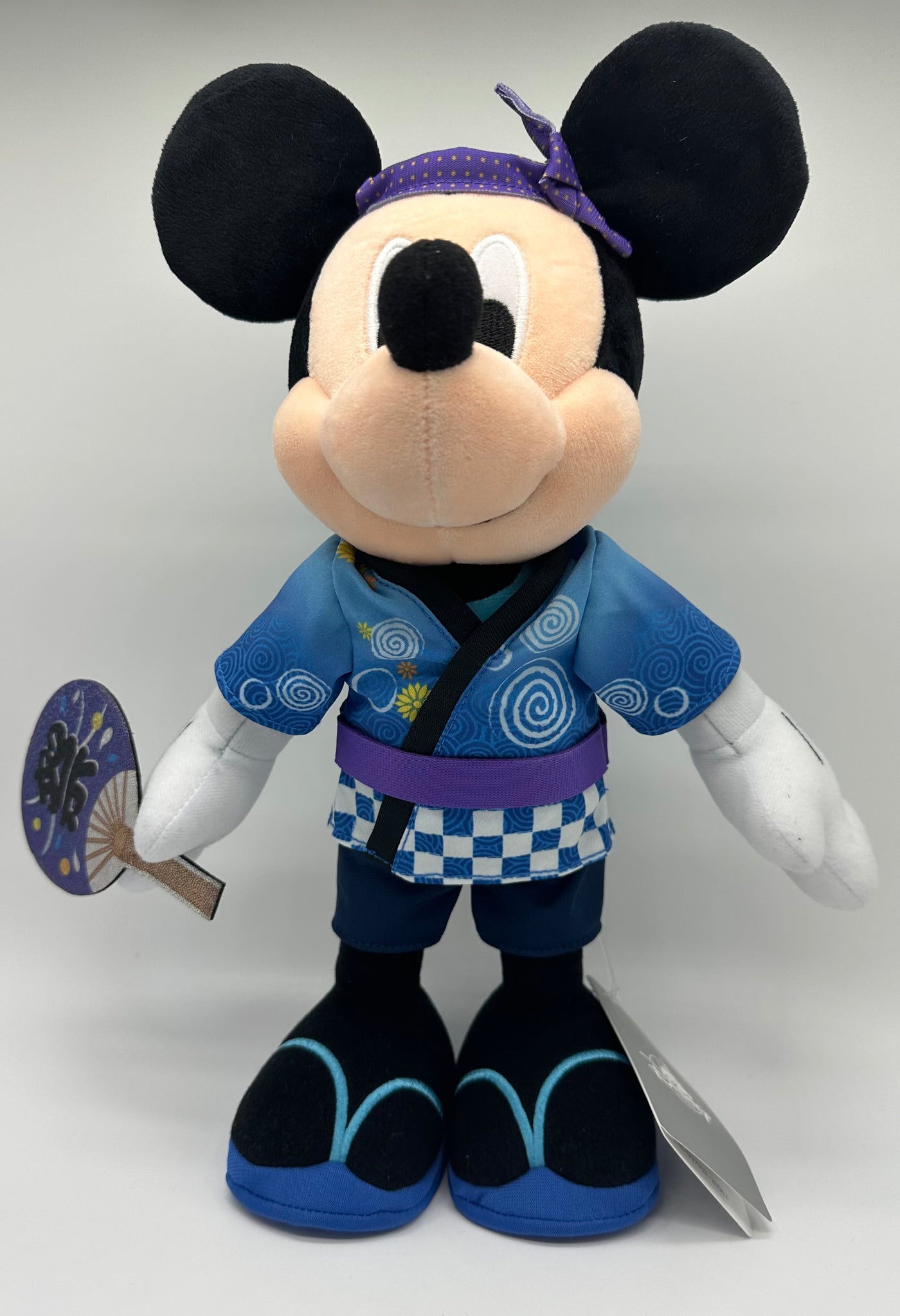 Disney Store Japan Mickey Festival Yukata Kimono Plush New with Tag