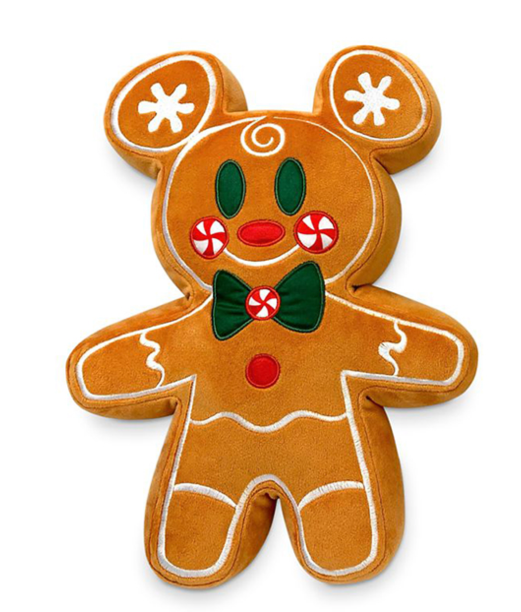 Disney Parks Holiday Mickey Mouse Gingerbread CookieScented Plush Small 12 New