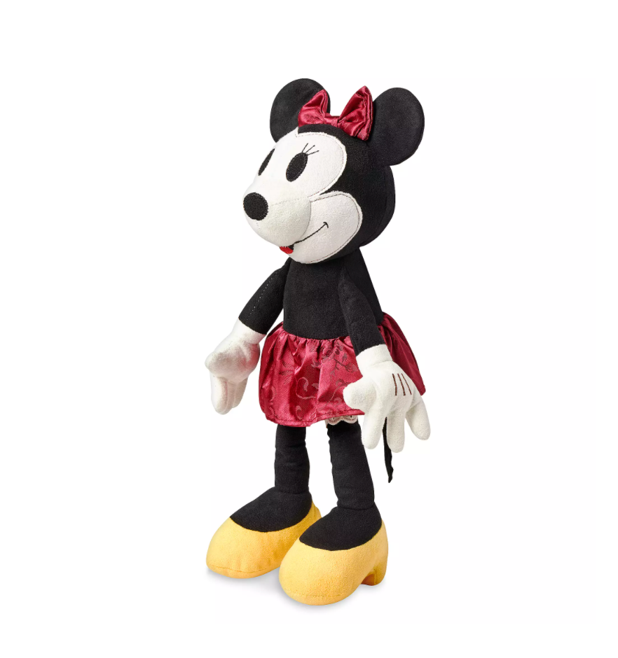 Disney Parks Minnie Mouse Crafted 11 inc Retro Plush New with Tags