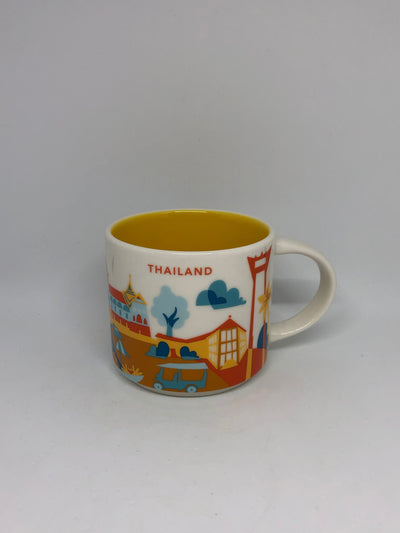 Starbucks Coffee You Are Here Series Thailand Ceramic Coffee Mug New with Box