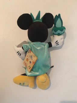 Disney Store Authentic 12" Minnie Mouse Lady Liberty Plush New With Tags