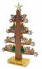 Disney Santa Mickey Mouse and Friends Wooden Light-Up Holiday Christmas Tree New