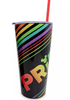 Disney Parks Pride Collection Stainless Steel Tumbler with Straw New With Tag