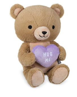 Hallmark Valentine Teddy Bear With Hug Me Candy Heart Plush New with Tag