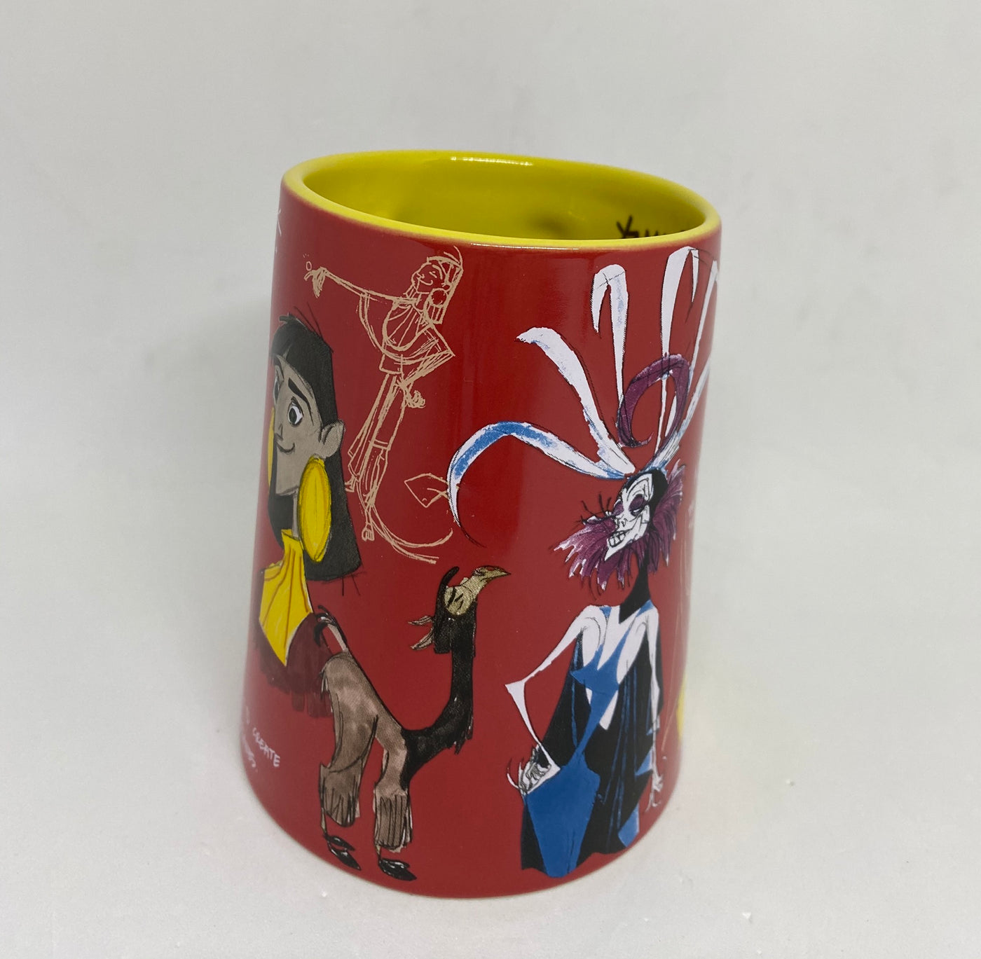 Disney 20th Anniversary Emperor's New Groove Ceramic Coffee Mug New