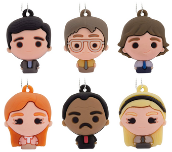 Hallmark The Office Christmas Miniature Ornaments Set of 6 New with Box