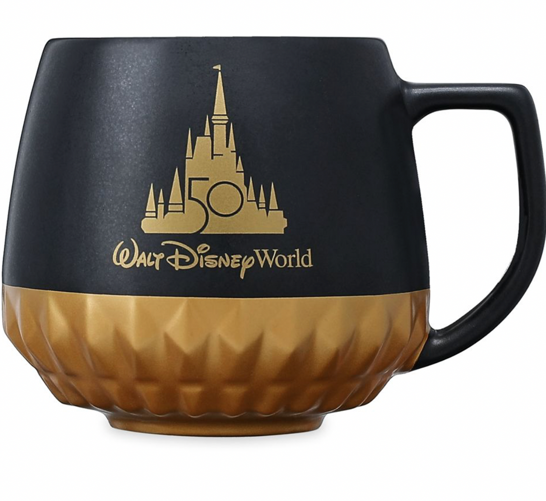 Disney Walt Disney World 50th Anniversary Luxe Logo Gold Starbucks Cof – I  Love Characters