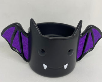 Bath and Body Works 2021 Halloween Pedestal Bat 3 Wick Candle Holder New