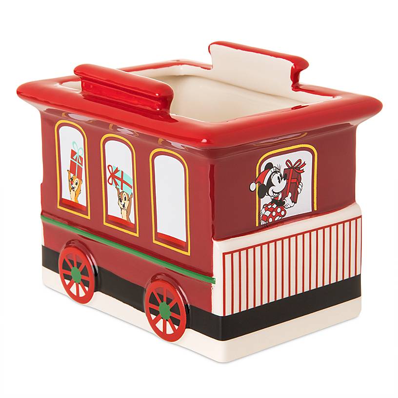 Disney Store Mickey Mouse and Friends Holiday Train Mini Bowl Set New with Box