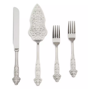 Disney Parks Fairytale Weddings Cake Serving Set New with Box