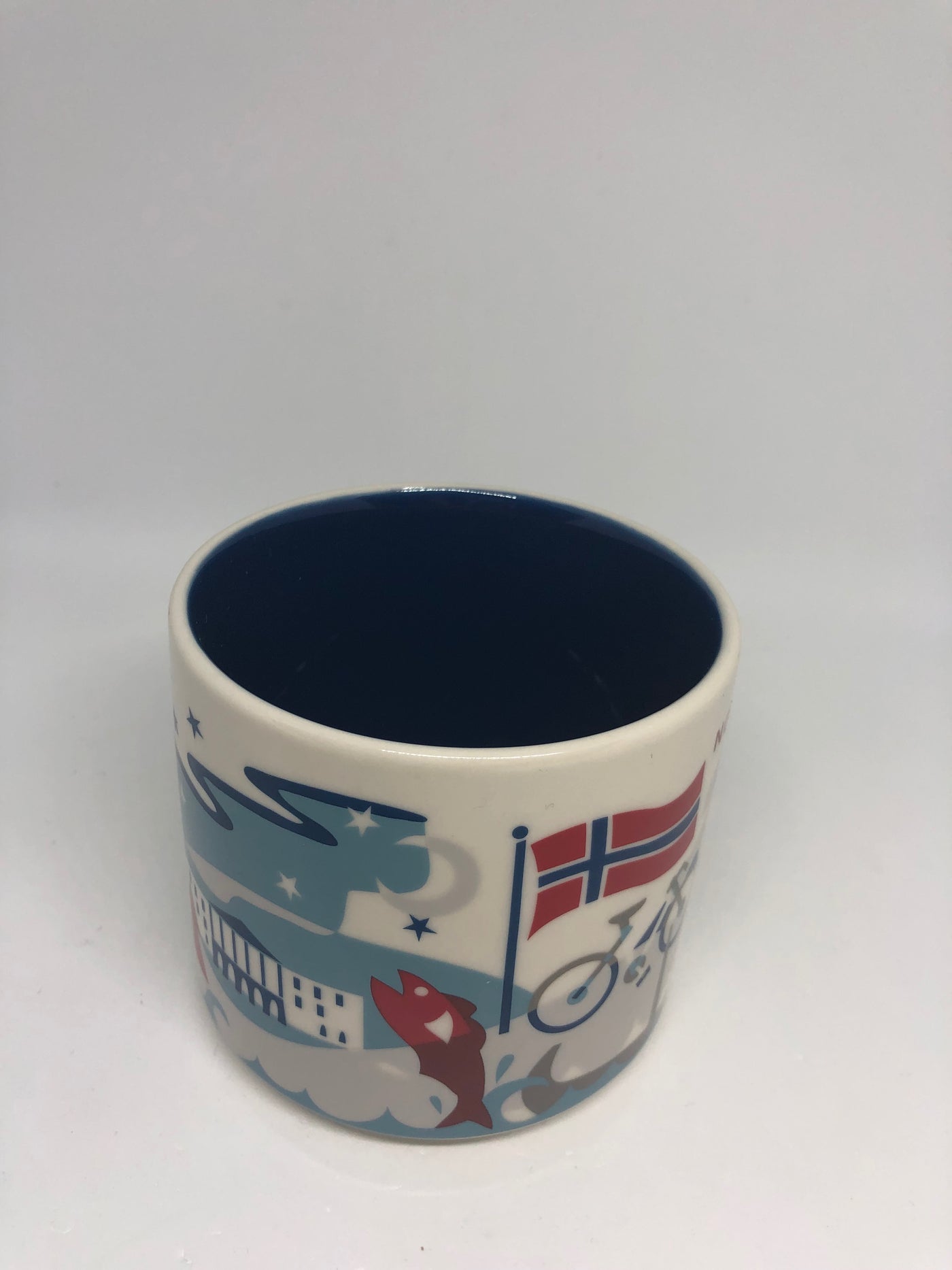 Starbucks You Are Here Collection Norway Ceramic Coffee Mug New with Box