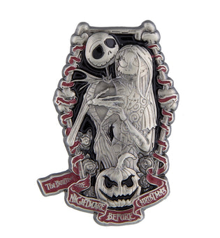 Disney Parks Jack Skellington and Sally Pin New with Card