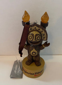 Disney Resort Polynesian Village Tiki Totem Light Up Ornament New with Tag