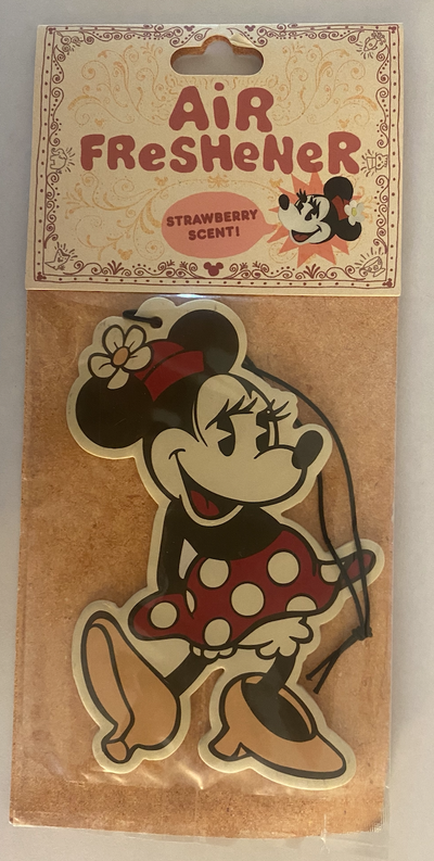 Disney Parks Walt Disney World Minnie Mouse Air Freshener Strawberry Scent New