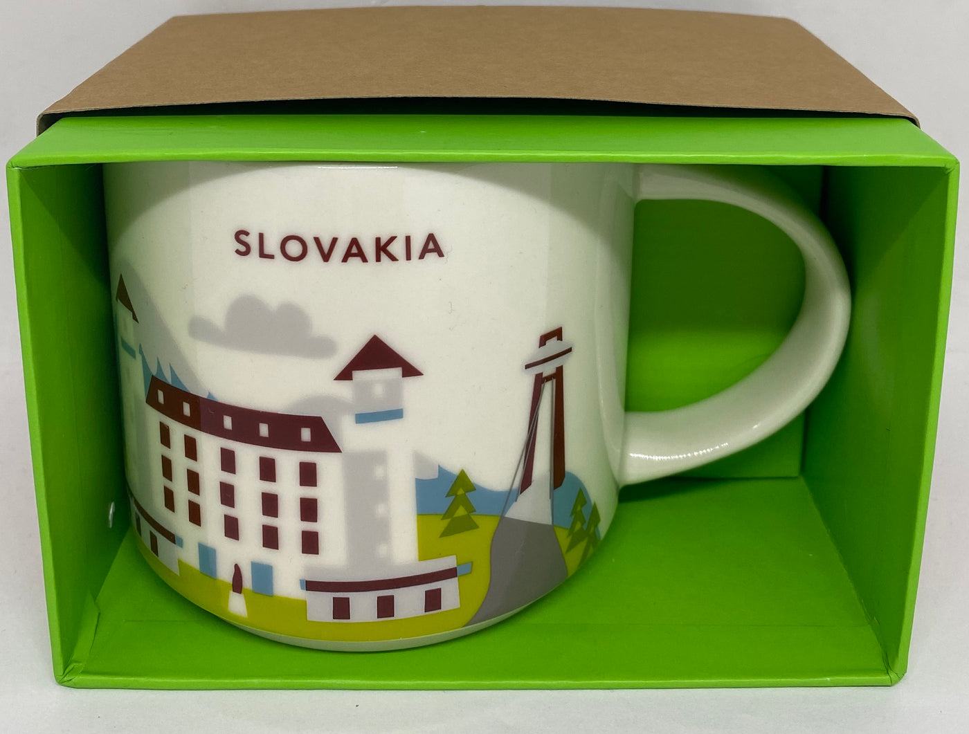 Starbucks Coffee You Are Here Collection Slovakia Ceramic Coffee Mug New
