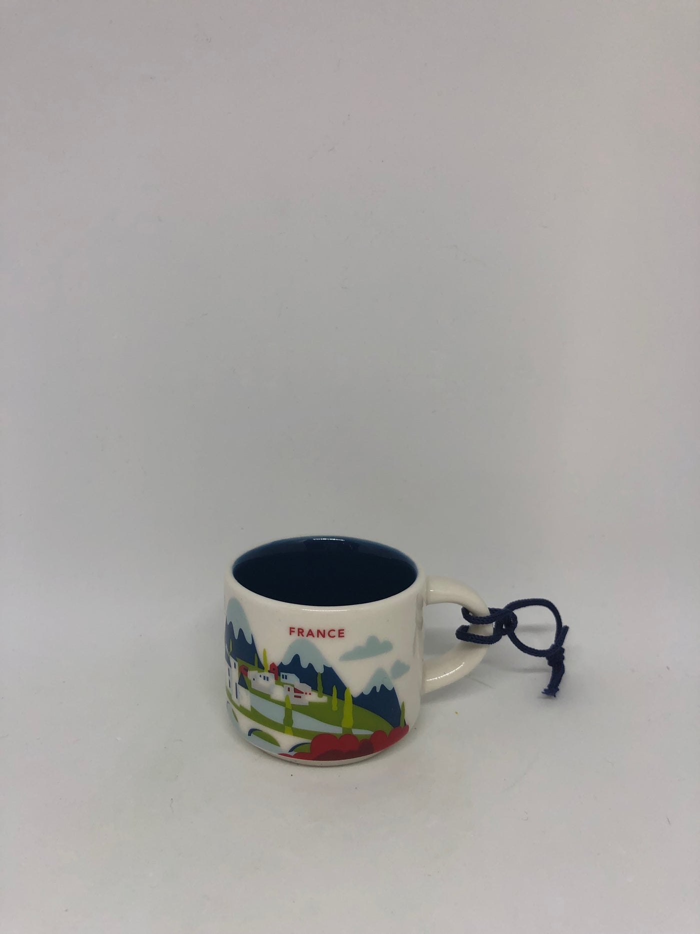 Starbucks Coffee You Are Here France Ceramic Mug Ornament New with Box