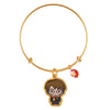 Universal Studios Harry Potter Gold Tone Charm Bangle New with Tag