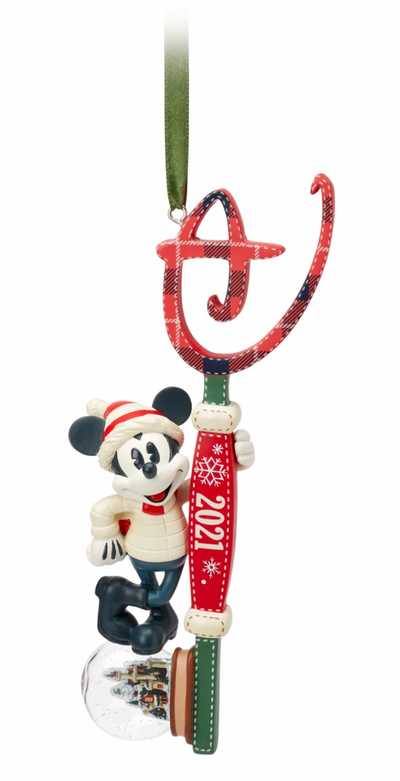 Disney Sketchbook Mickey Mouse Collectible Key 2021 Christmas Ornament New Tag