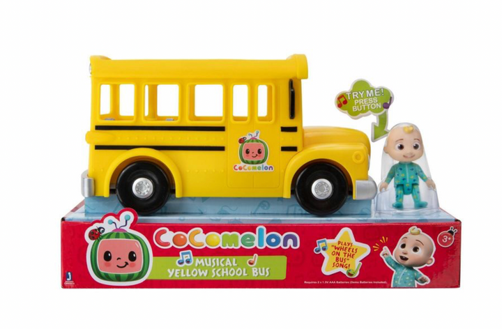 Bus Scolaire Transformable CoComelon – 2-en-1 Avec Lumières, Sons Et 3 Chansons, 6 Aires De Jeu, Figurines JJ Et Cody, Dès 3 Ans