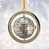 Universal Studios Grid Globe Spinner Ornament New Tags