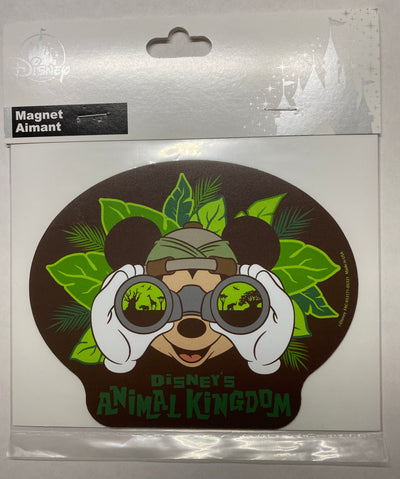 Disney Parks Animal Kingdom Mickey Safari with Binocular Magnet New Sealed